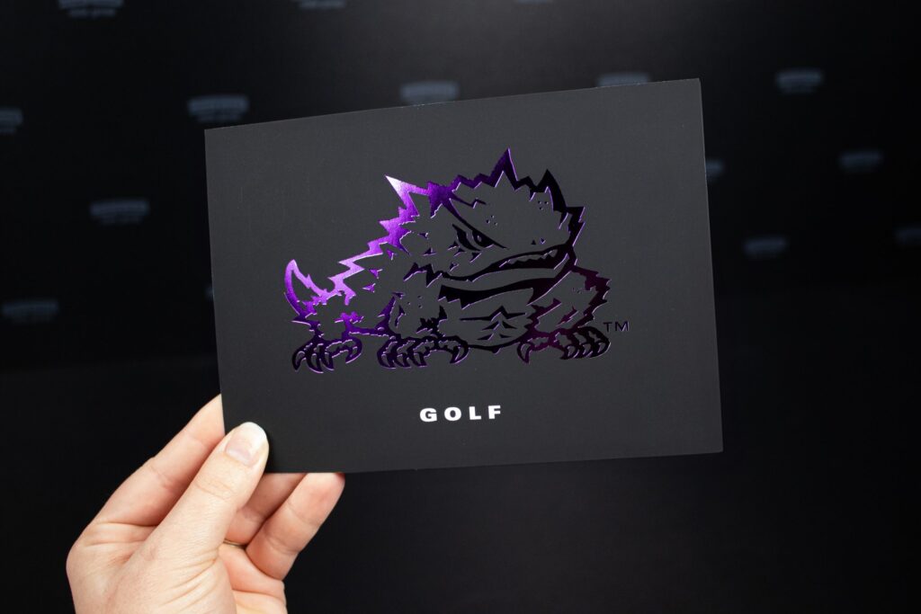 TCU Golf Card