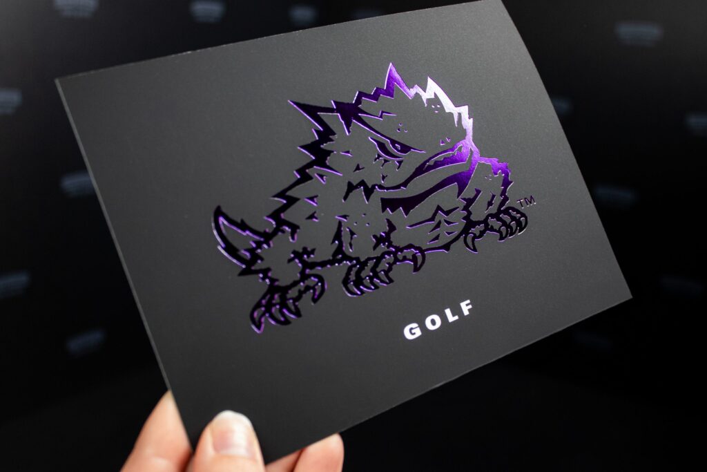 TCU Golf Card