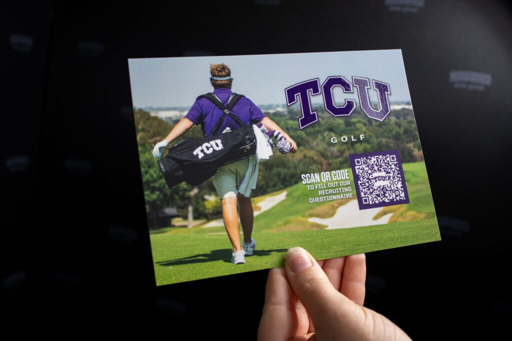 TCU Golf Card